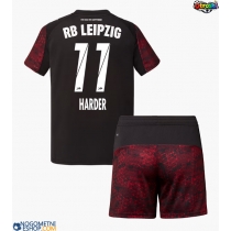 Otroški Nogometni dresi RB Leipzig Conrad Harder #11 Tretji 2025-26 Kratek Rokav (+ Kratke hlače)